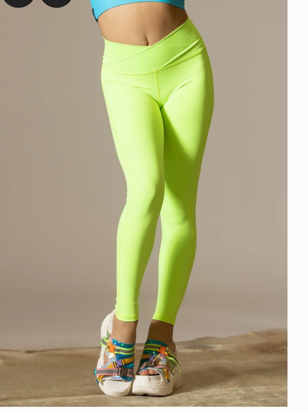 Tiger Friday Dance Bright Color Neon Leggings AXS CXL NWT